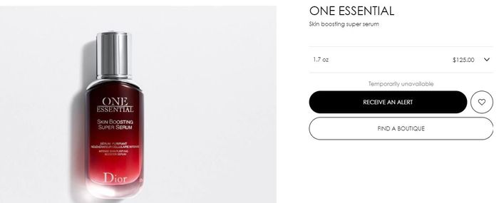 Harga One Essential skin boosting super serum dari Dior