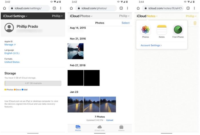 Begini Cara Memakai Layanan Icloud Di Perangkat Android Ternyata Mudah Semua Halaman Nextren Grid Id