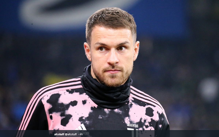 Gelandang serang milik Juventus, Aaron Ramsey.