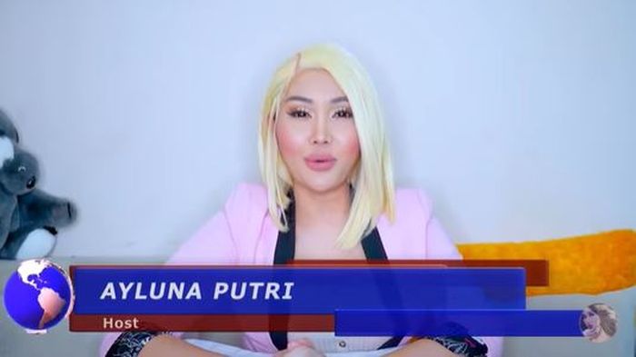 Lucinta Luna sebagai seorang presenter.