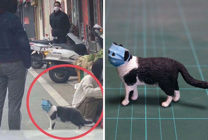 Seniman Jepang Buat Miniatur Hewan dari Foto Hewan yang Viral, Ada
