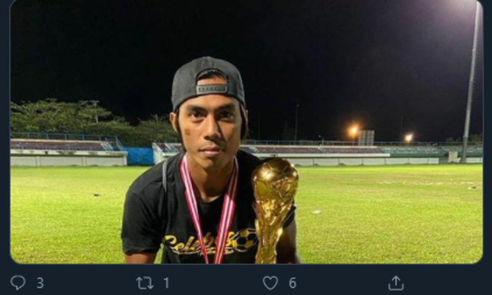 pemain baru Sriwijaya FC, bek asal Bone, Sulawesi Selatan, Erwin Gutawa