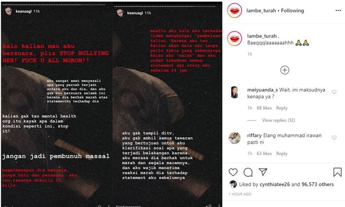 Keanu angkat bicara mengenai kasus Lucinta Luna