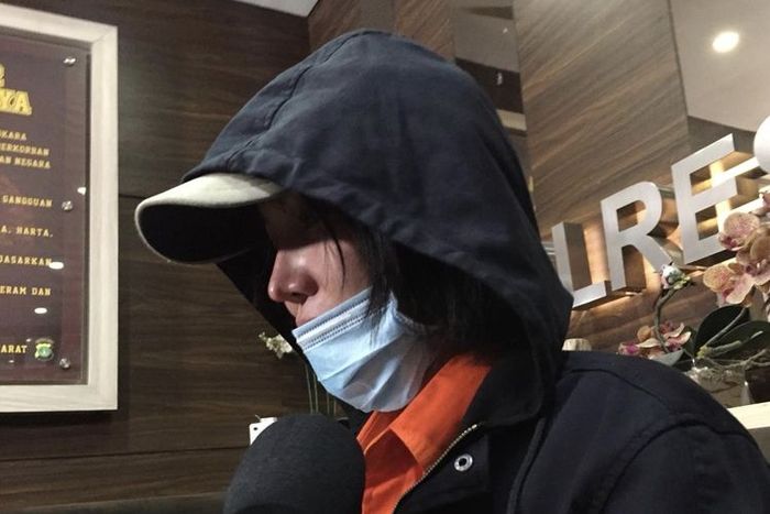 Lucinta Luna saat ditemui di Polres Jakarta Barat pada Jumat (14/2/2020).