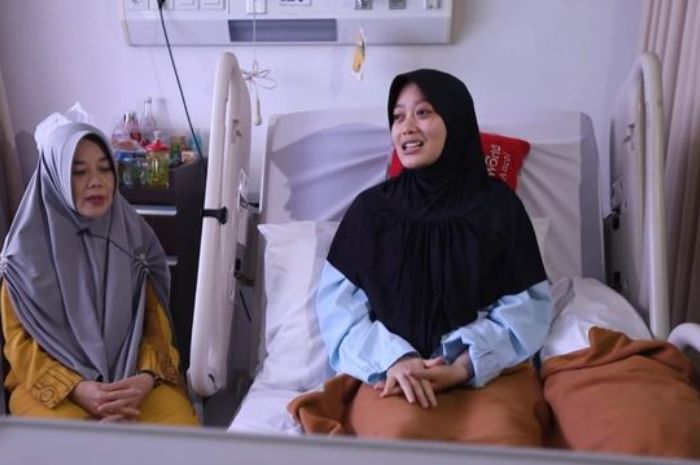 Sertu Rizka ketika menceritakan awal mulanya mengetahui penyakitnya