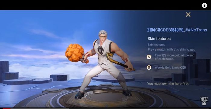 Full view of the new Ormarr skin