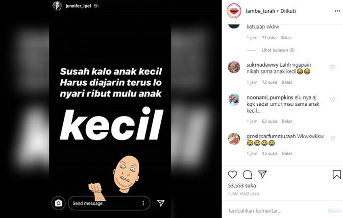 Rumah tangga Jennifer Jill dan Ajun Perwira diambang kehancuran, 