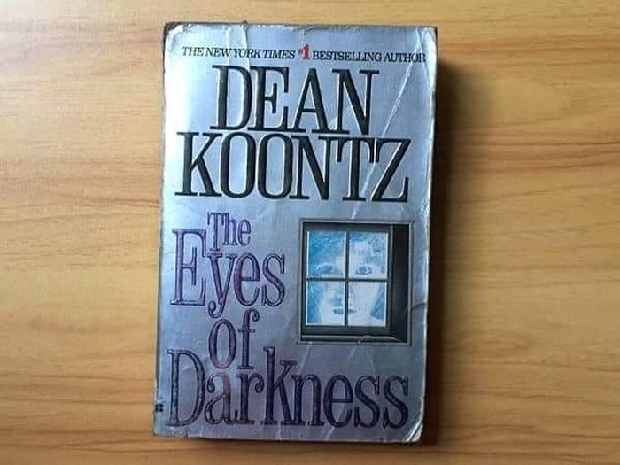 Buku yang berjudul The Eyes of Darkness
 