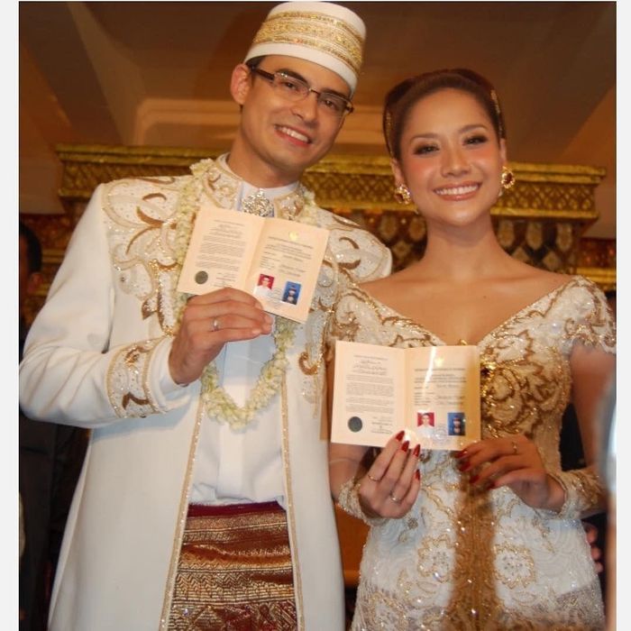 BCL dan Ashraf Sinclair saat akad nikah