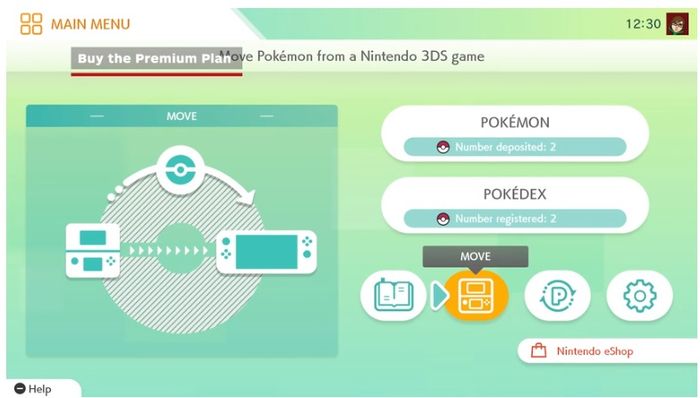 nintendo eshop pokemon home
