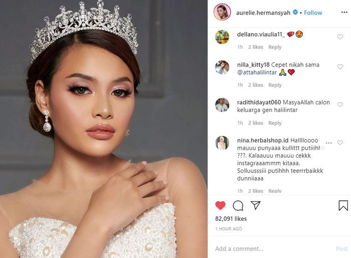 Aurel Hermansyah diminta cepat menikah dengan Atta Halilintar