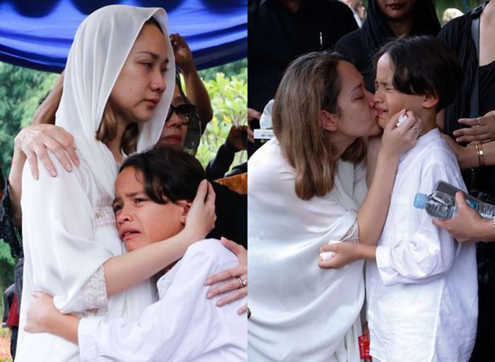 Noah Histeris di Makam Ashraf Sinclair Hingga Harus Ditenangkan, BCL Justru Minta Keluarga Membiarkan Sang Putra Menangis