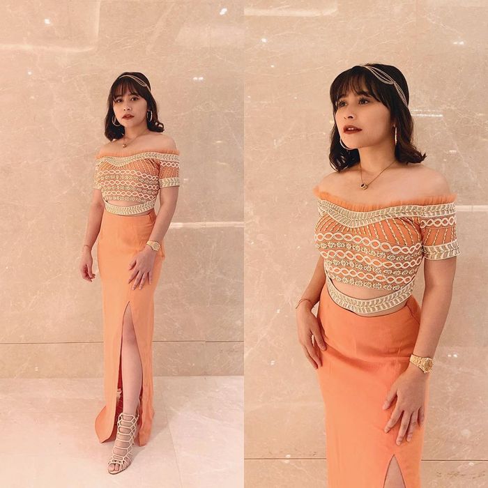 Dress kondangan Prilly Latuconsina