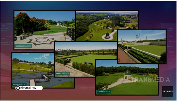 Penampakan pemakaman di San Diego Hills, tempat Ashraf Sinclair dikebumikan.