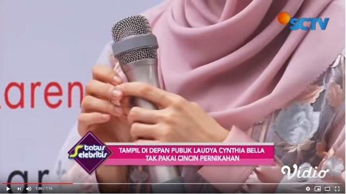 Laudya Cynthia Bella nampak tidak menggunakan cincin nikah