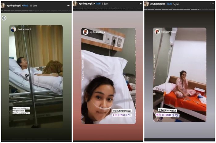 Unggahan insta story Ayu Ting Ting