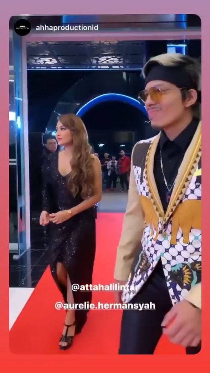 Aurel Hermansyah dan Atta Halilintar