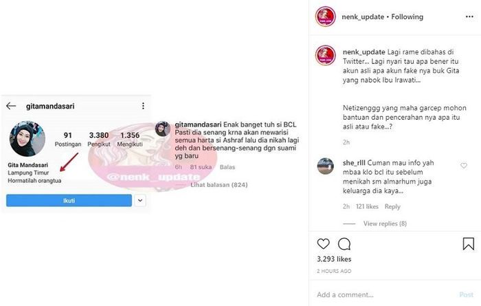Sosok ini beri komentar sadis pada BC