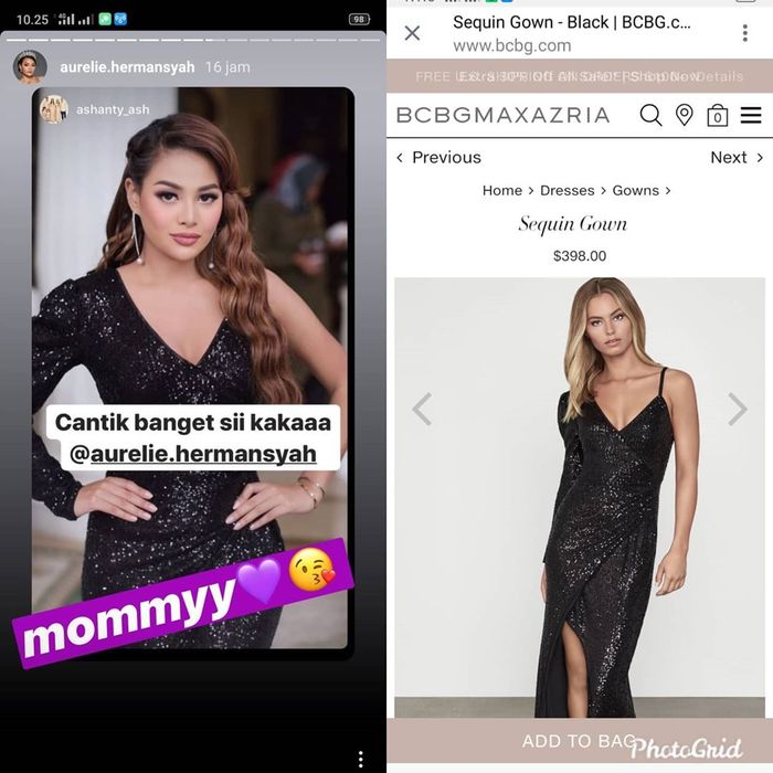 Aurel Hermansyah kenakan dress one shoulder dengan belahan dada rendah di acara Billboard IMA 2020