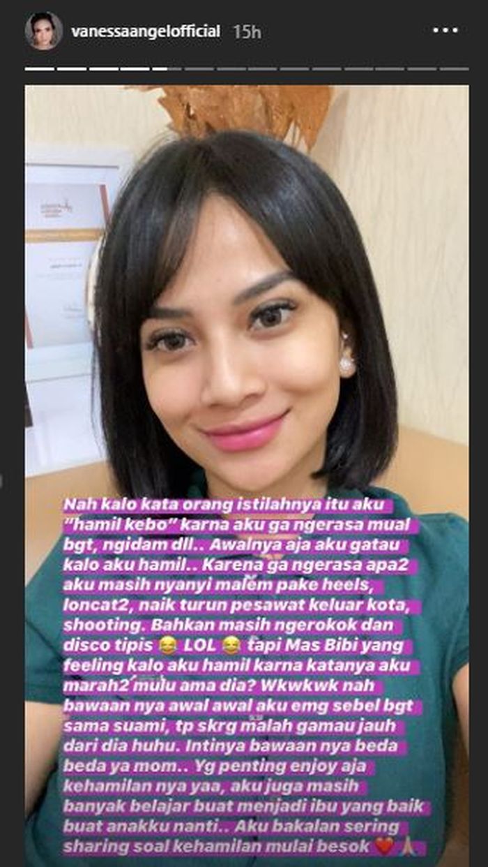 Vanessa Angel ngaku hamil kebo