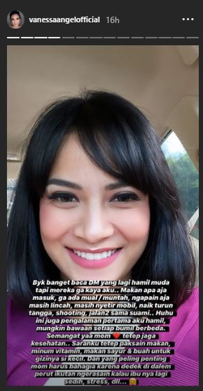 Vanessa Angel curhat tentang kehamilannya