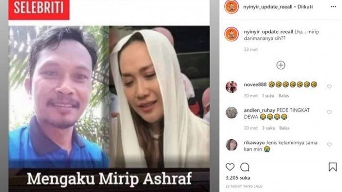 Pria ngaku mirip Ashraf Sinclair dan ingin nikahi Bunga Citra Lestari