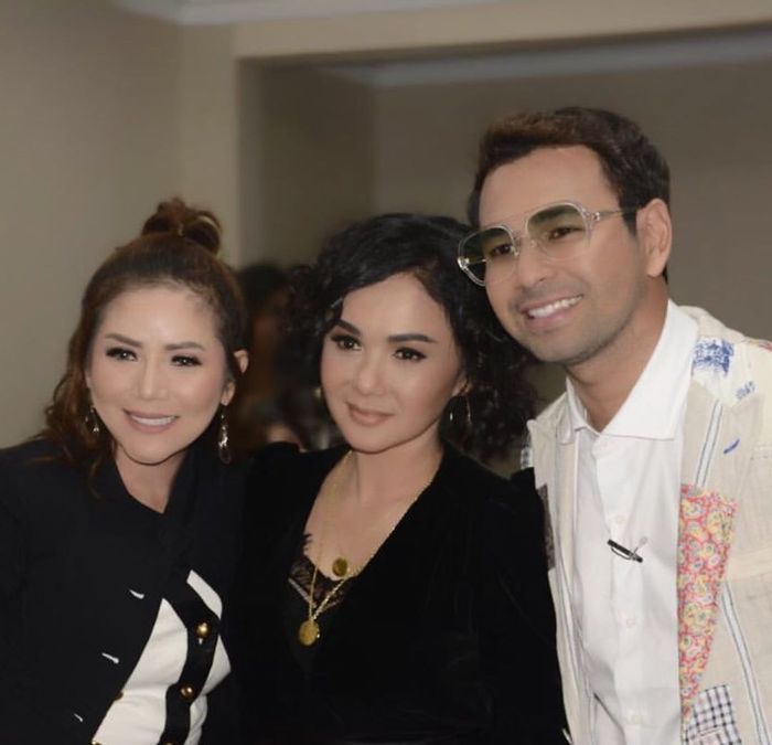 Tampilan Yuni Shara saat bertemu dengan Raffi Ahmad