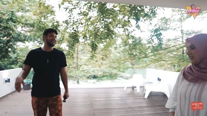 Rooftop di rumah Ammar Zoni dan Irish Bella