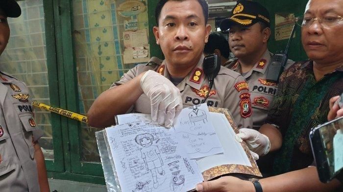 'Tetap Tenang dan Beri Aku Siksaan' Atau 'Aku akan Membawamu Ke Liang Kubur', Kalimat-kalimat Mengerikan dalam Sketsa ABG 15 Tahun Pembunuh Bocah 6 Tahun di Jakpus
