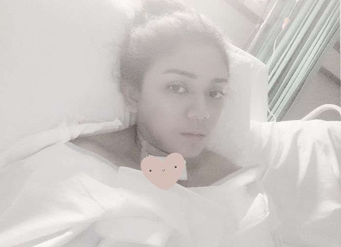 Kondisi Thalita Latief usai operasi pengangkatan tumor tiroid