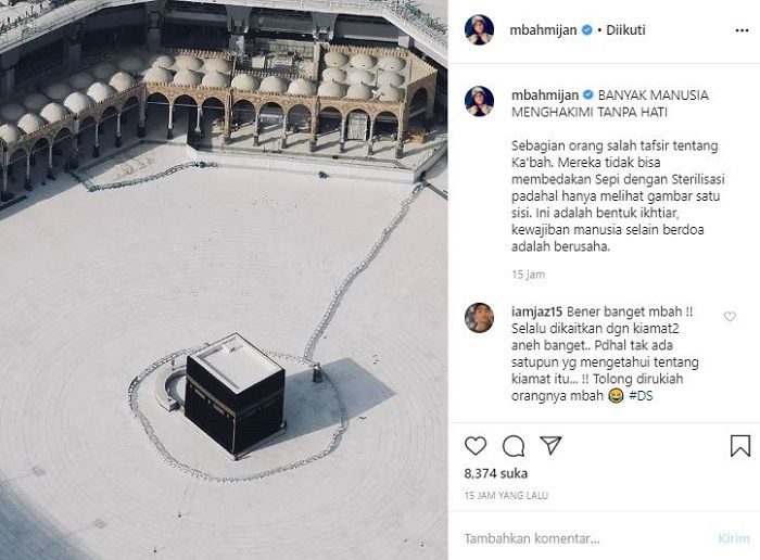 Mbah Mijan angkat bicara soal area Kabah yang kosong melompong