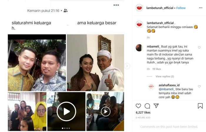Zaskia Gotik silaturahmi keluarga