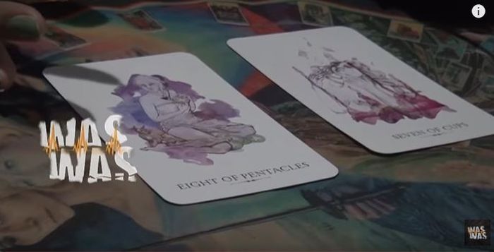 Kartu Eight of Pentacles dan Seven of Cup