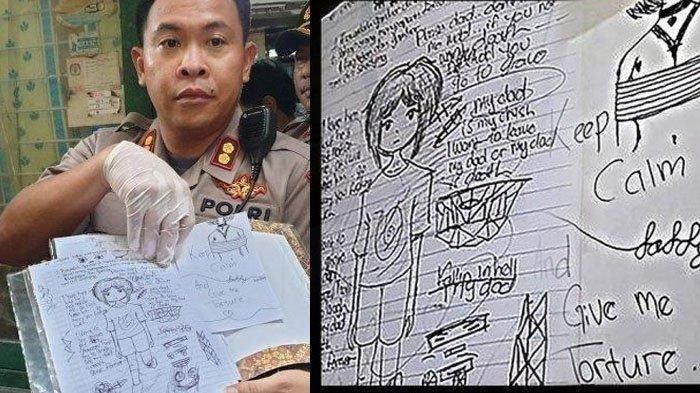 13 Lembar Coret-coretan Siswi SMP yang Bunuh Anak 6 Tahun, Dipenuhi Gambar Wanita Bersedih