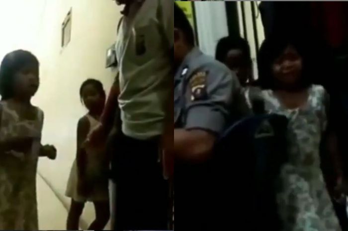 Seorang bocah 6 tahun menerobos Mapolres Pelabuhan Belawan untuk temui ayahnya yang ditahan polisi