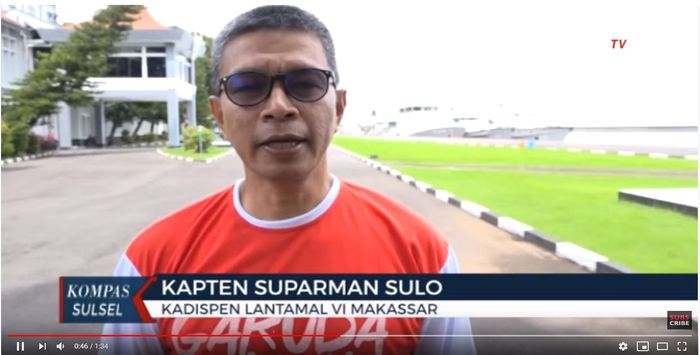 Kapten Suparman Sulo, Kadispen Lantamal VI Makassar
