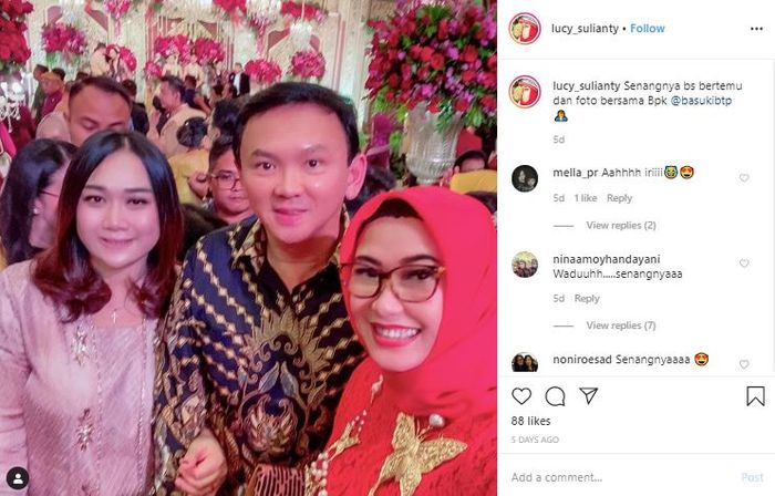 Ahok BTP dan Puput Nastiti Devi