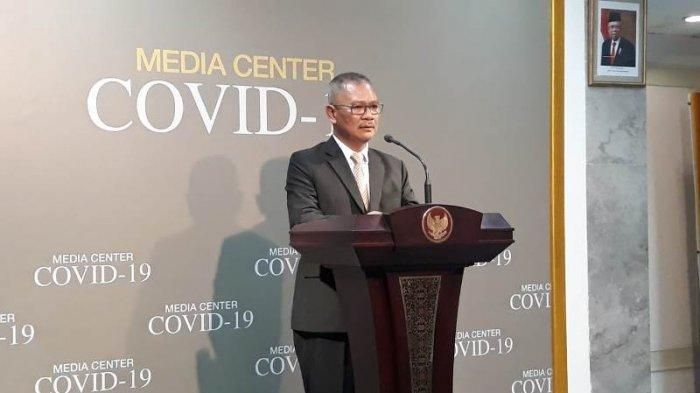 Juru bicara (jubir) pemerintah untuk penanganan virus corona (Covid-19) Achmad Yurianto.