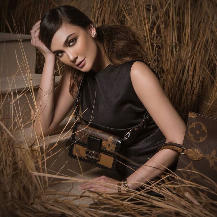Tampilan cantik Luna Maya