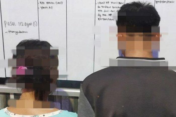 Ibu dan anak yang melakukan hubungan terlarang diamankan polisi.