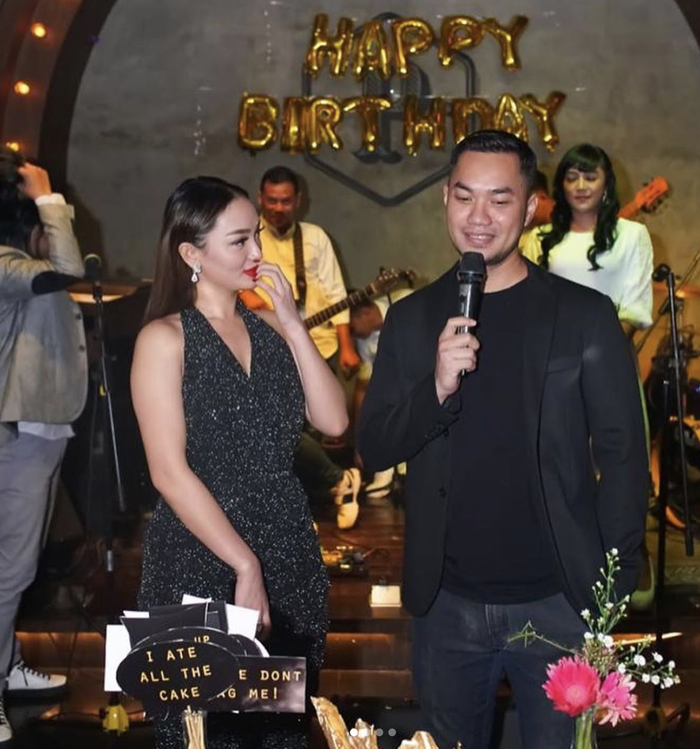 Zaskia Gotik rayakan ulang tahun pacar