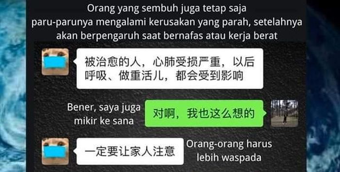 chatting WNI dengan penduduk china