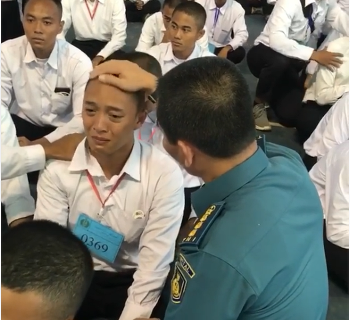 Gatot Hariyanto menyemangati calon prajuritnya
