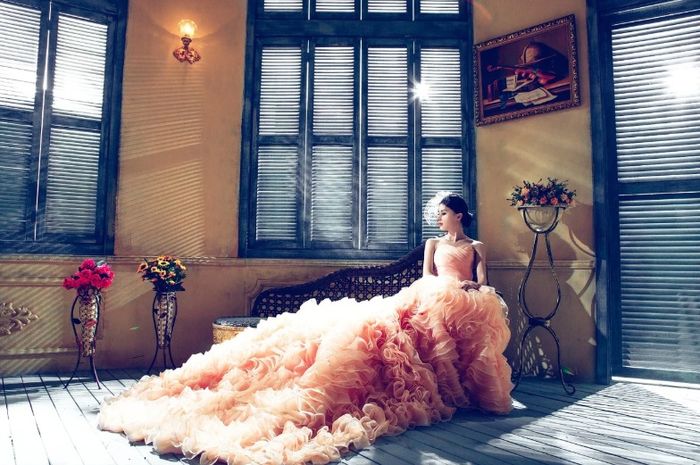 Ilustrasi gaun pengantin