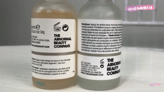 The Ordinary asli dan palsu