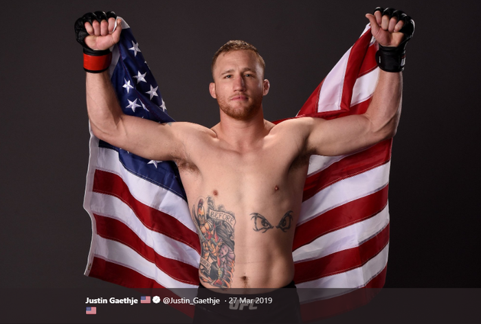 Petarung kelas ringan UFC, Justin Gaethje, akan menggantikan Khabib Nurmagomedov dalam UFC 249.