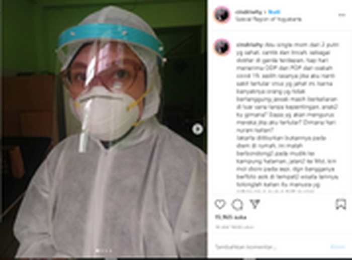 Tangkapan layar Instagram @cindriwhy__ Curhat Cindri Wahyuni (TribunStyle.com/Instagram @cindriwhy)