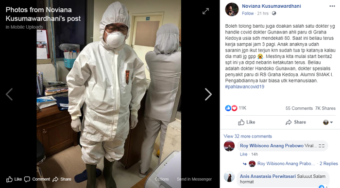 Kabar dokter Handoko