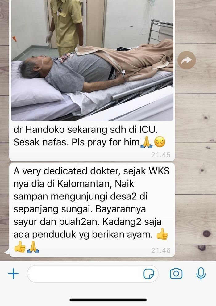 kabar dokter Handoko