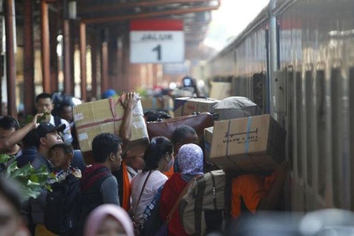 Ilustrasi mudik.